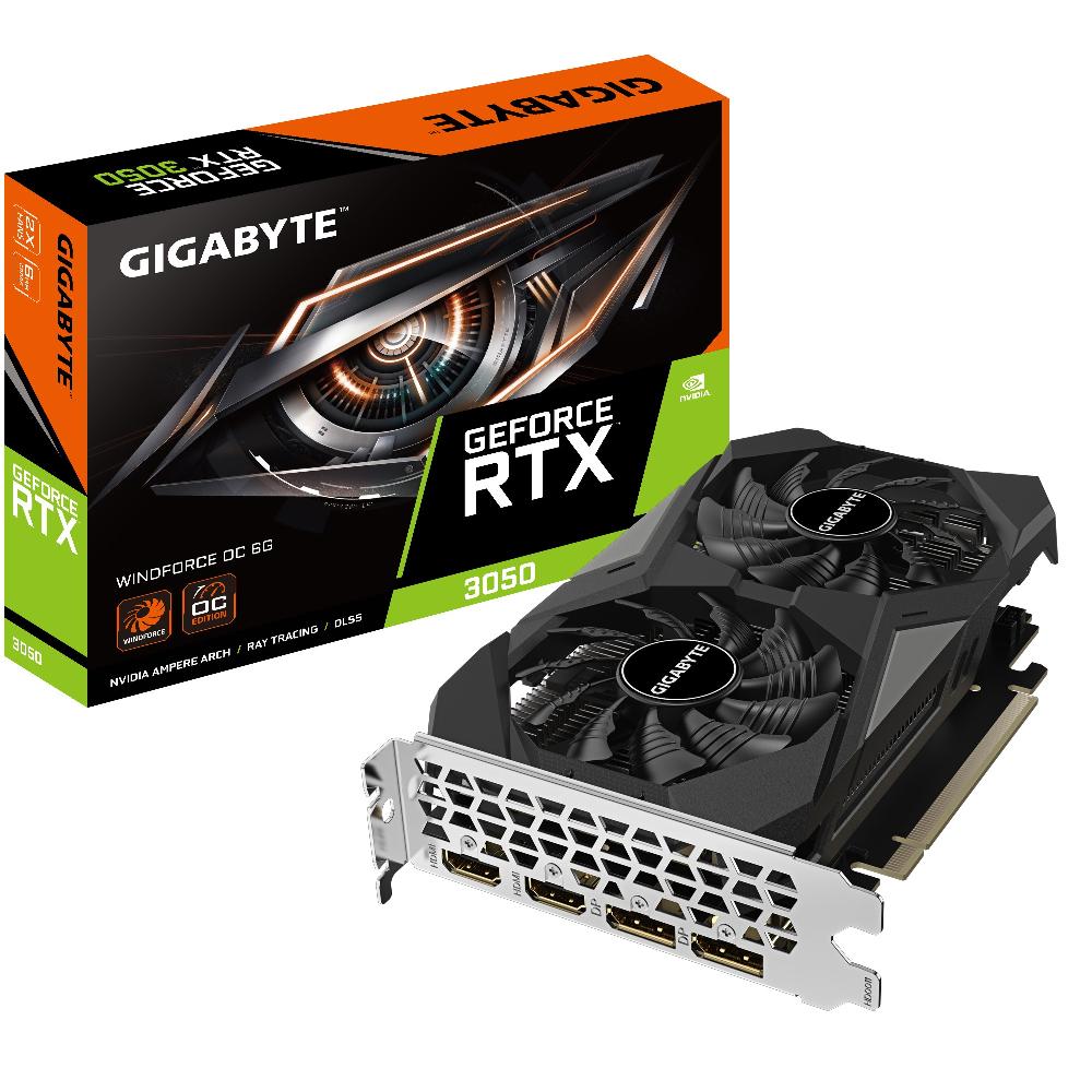 Gigabyte GeForce RTX 3050 WINDFORCE OC 6G NVIDIA 6 GB GDDR6 Vendita