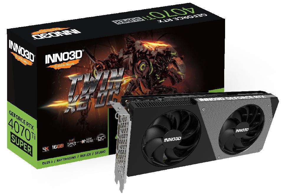 Inno3D GEFORCE RTX 4070 Ti SUPER TWIN X2 OC NVIDIA 16 GB GDDR6X Pezzi Unici