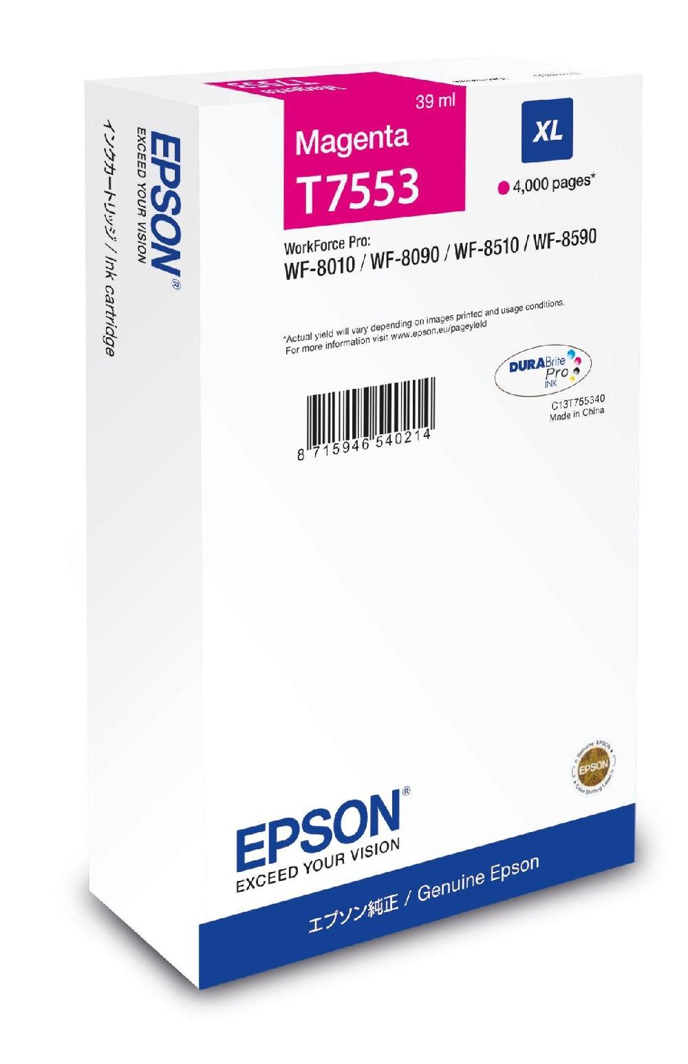 Epson C13T75534N cartuccia d'inchiostro 1 pz Originale Resa elevata (XL) Magenta I Più Venduti