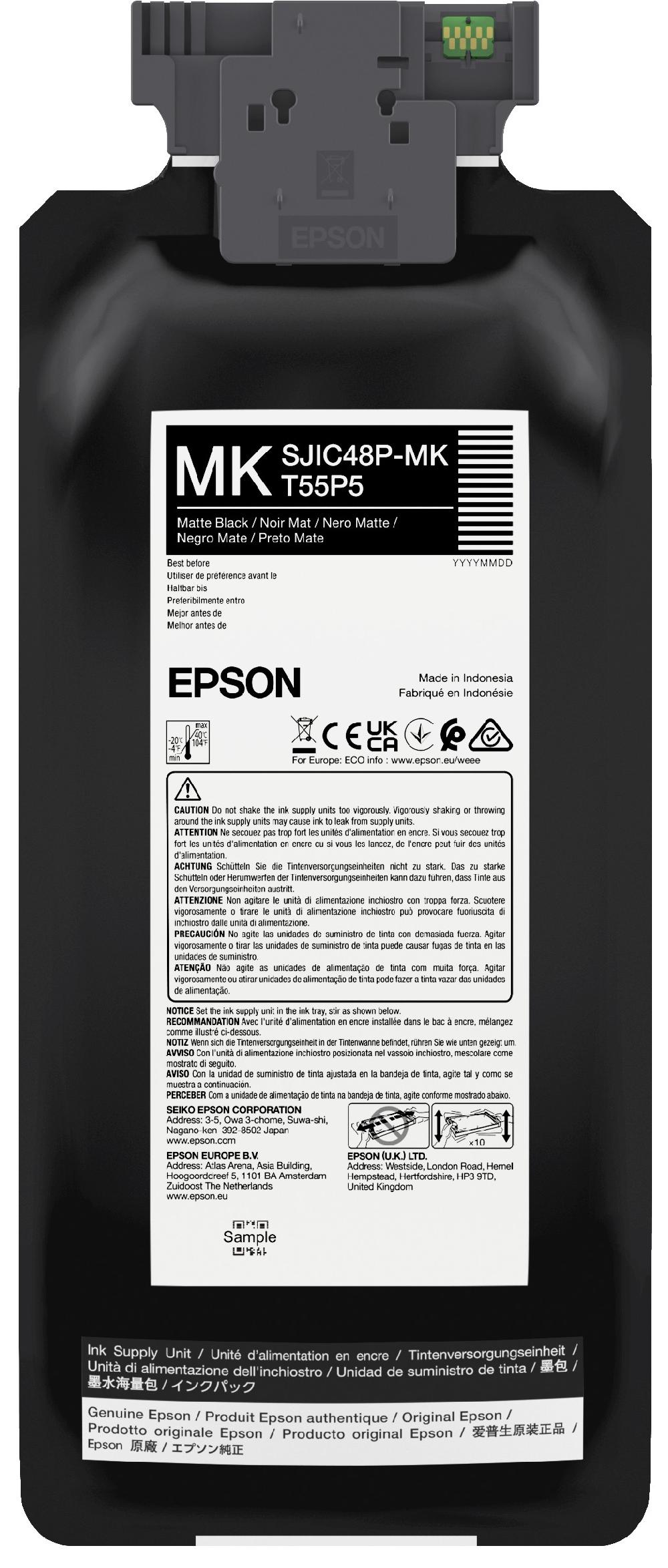 Epson SJIC48P-MK cartuccia d'inchiostro 1 pz Originale Nero opaco Vendite Flash