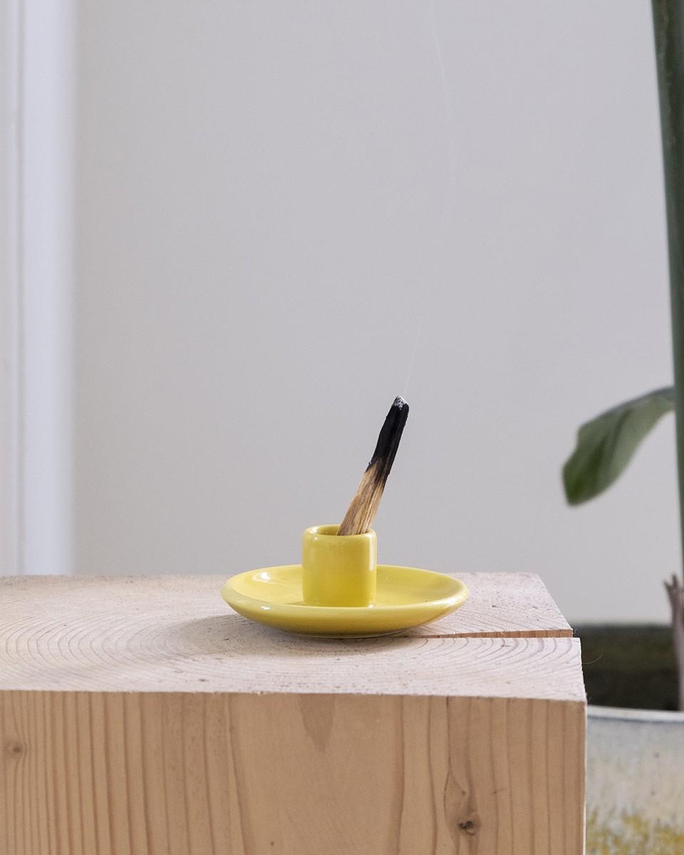 Wood'd PALO SANTO PLATE YELLOW Offerte