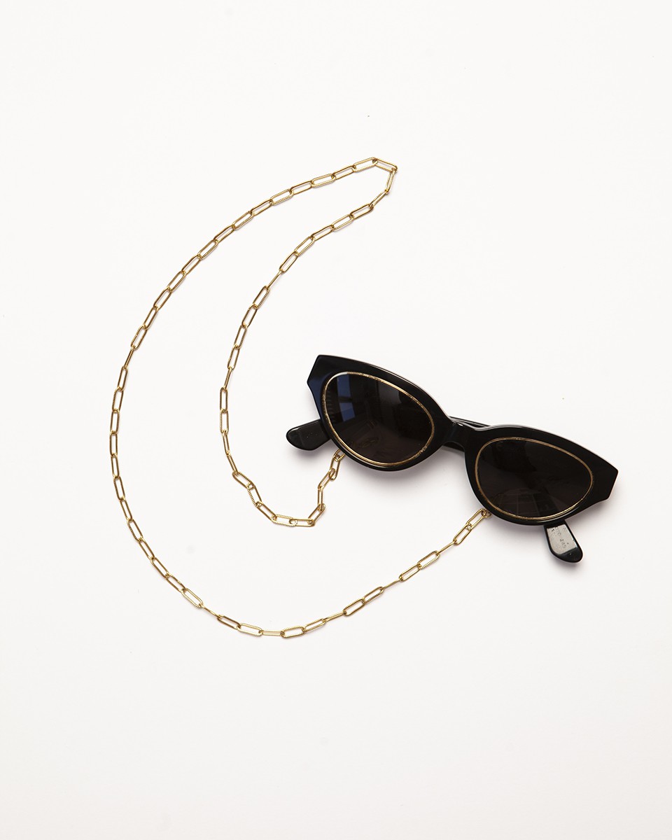 Wood'd Eyeglasses Lace Wide Golden Nuova