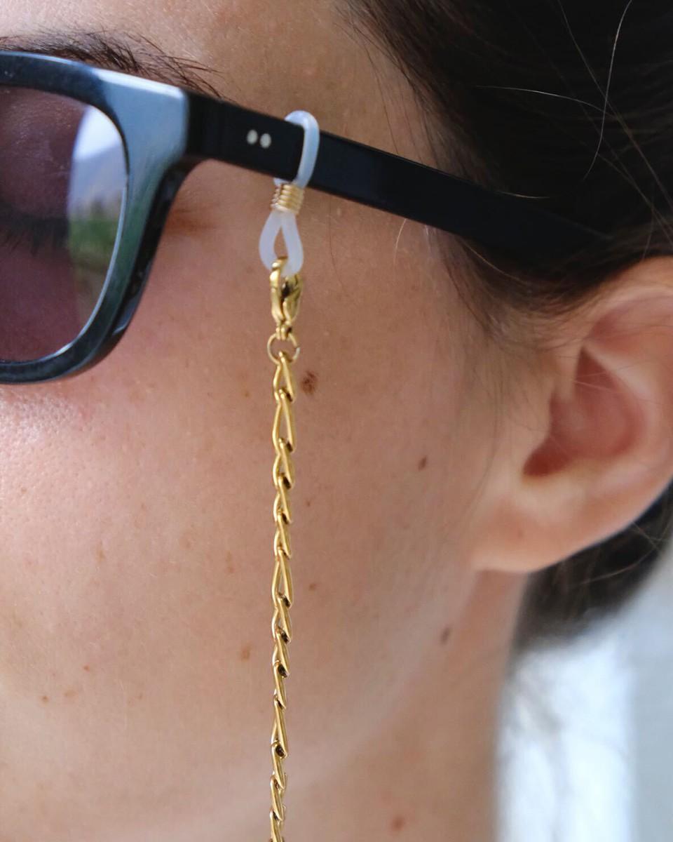 Wood'd Eyeglasses Lace Large Golden Italy