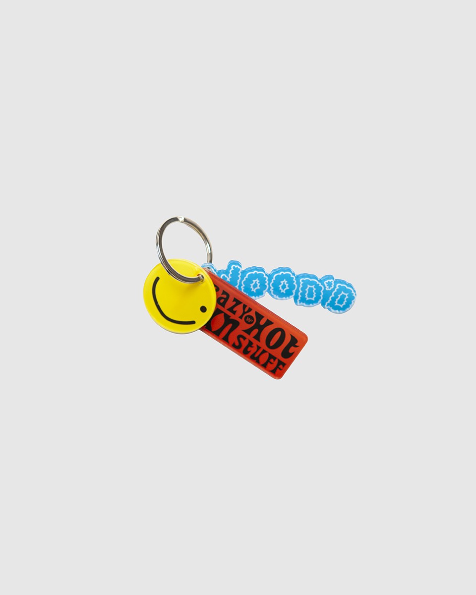 Wood'd Crazy Smile Keychain Promozione