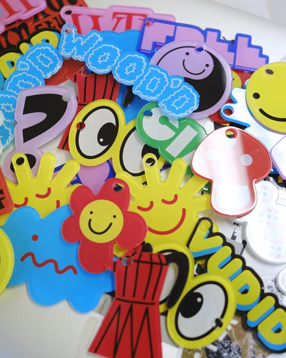 Wood'd Vudid Who Keychain Pezzi Unici