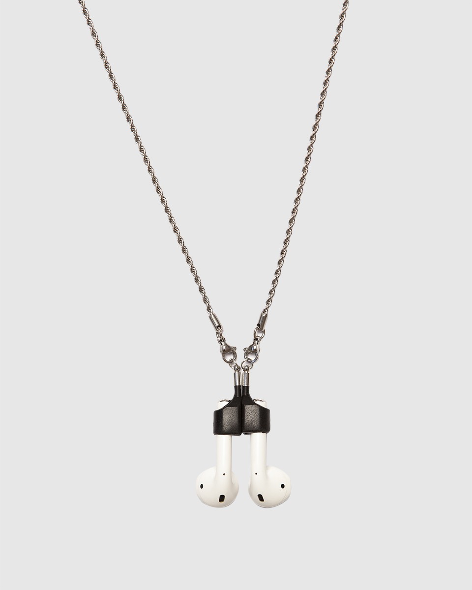 Wood'd Compact AirPods Lace Silvered Offerta