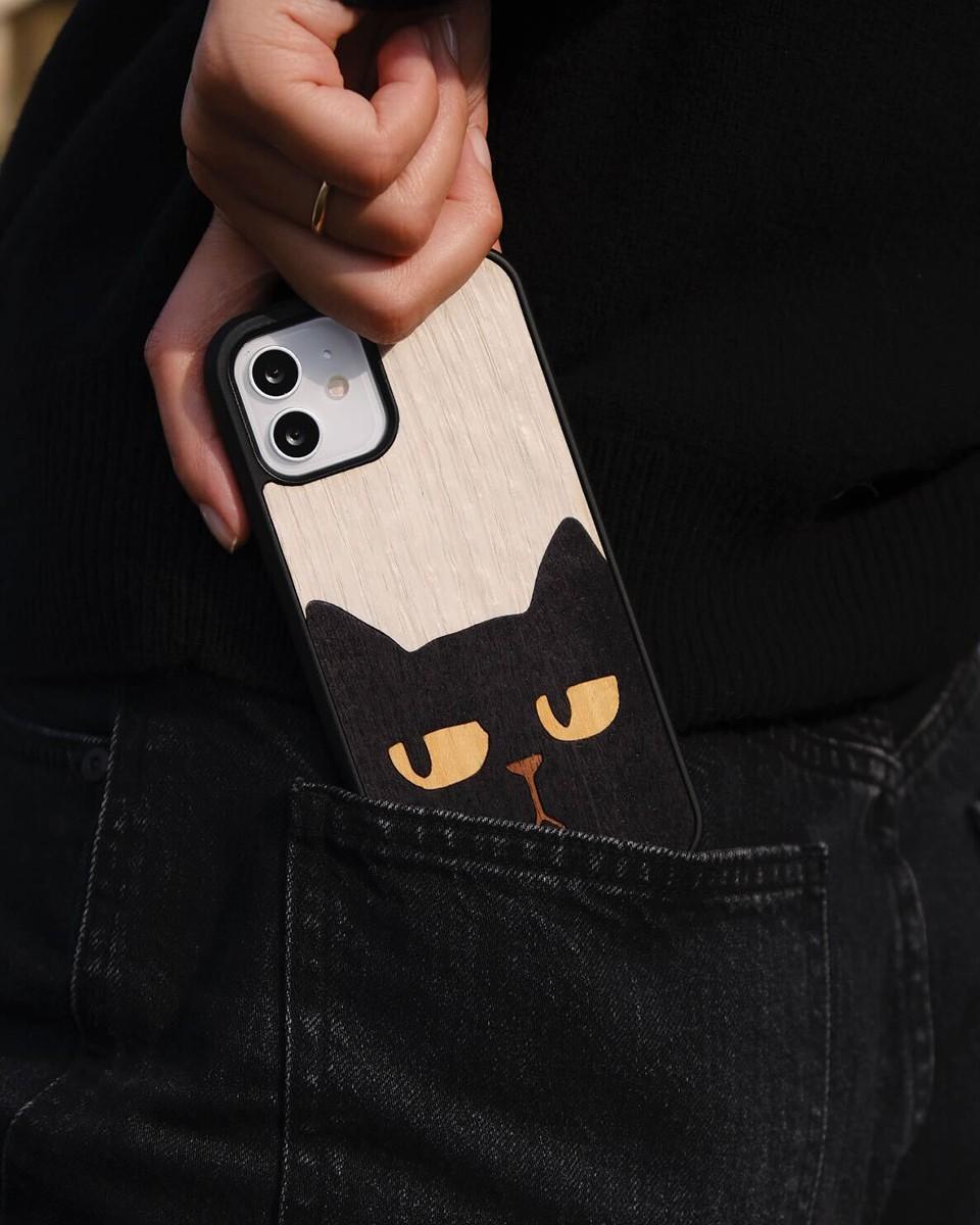 Wood'd Black Cat Cover Italia