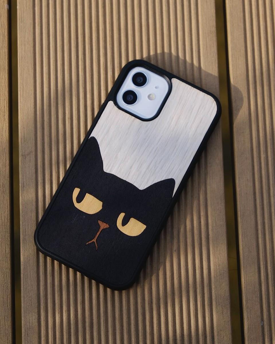 Wood'd Black Cat Cover Italia