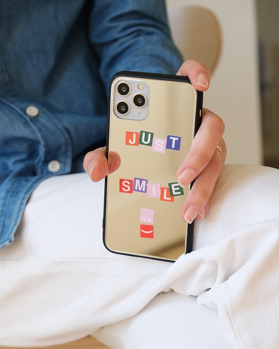 Wood'd Alphabet Mirror Case Sottocosto