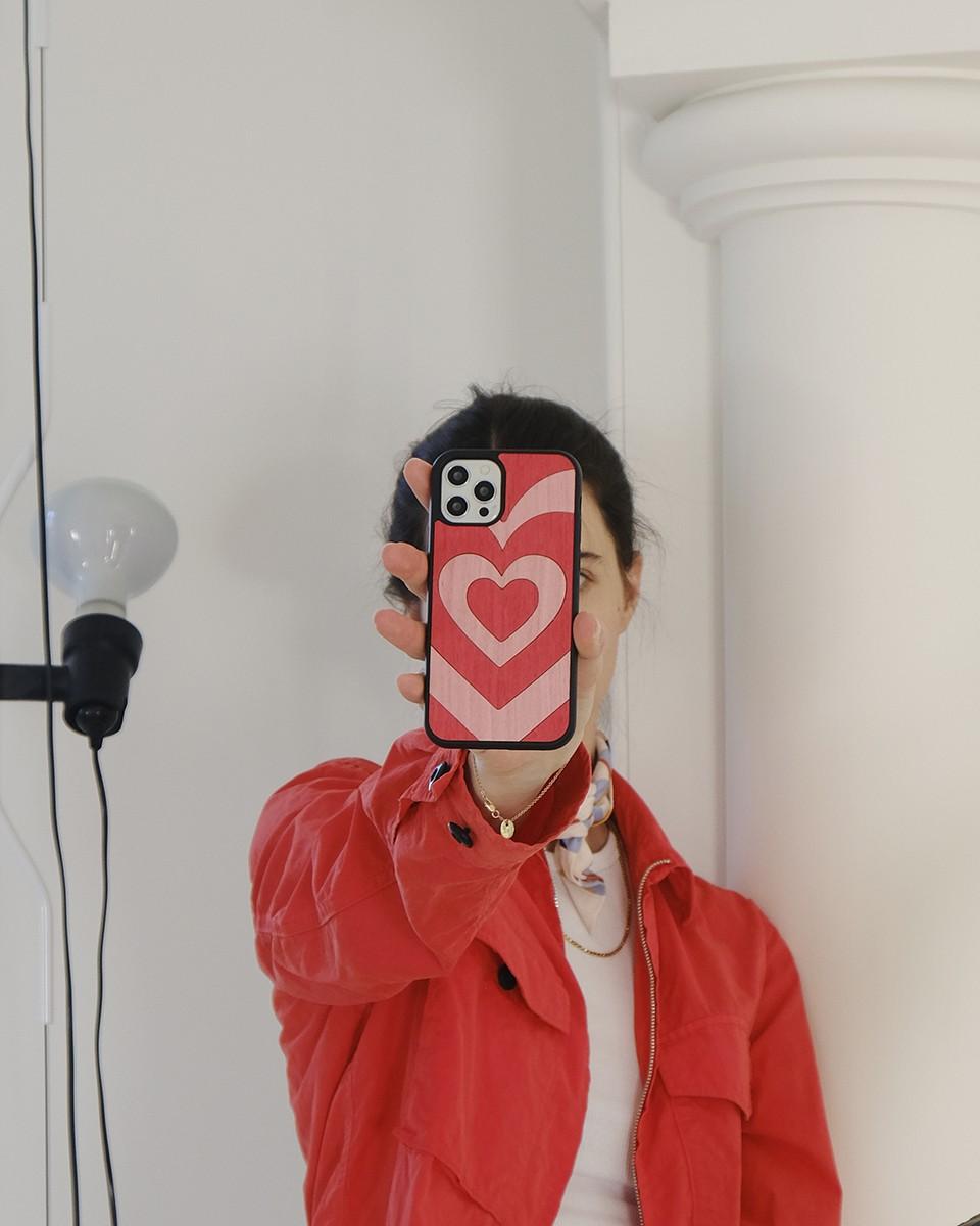 Wood'd Cuore Matto Rosa Cover Saldi