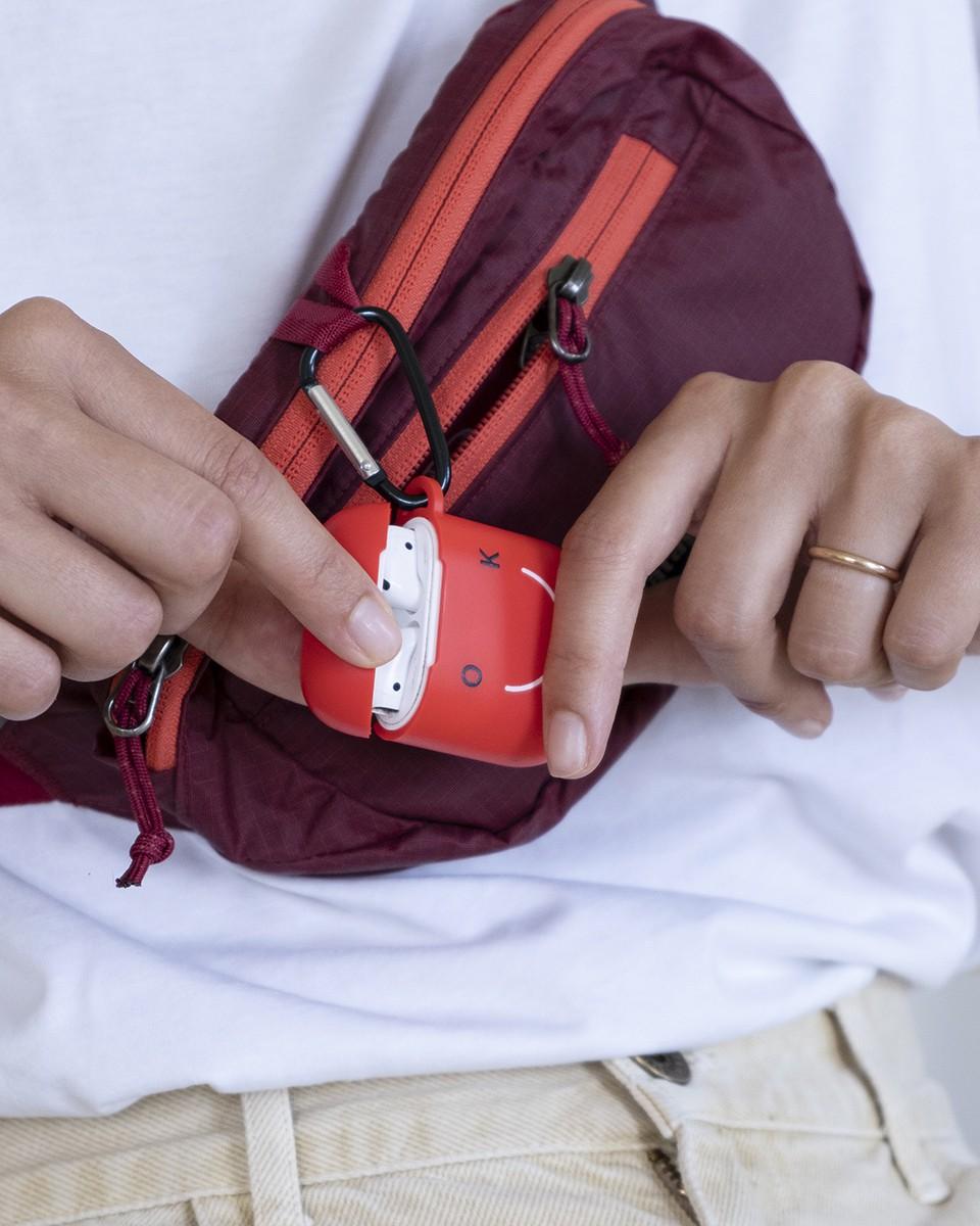 Wood'd AirPods Case OK Red Sottocosto
