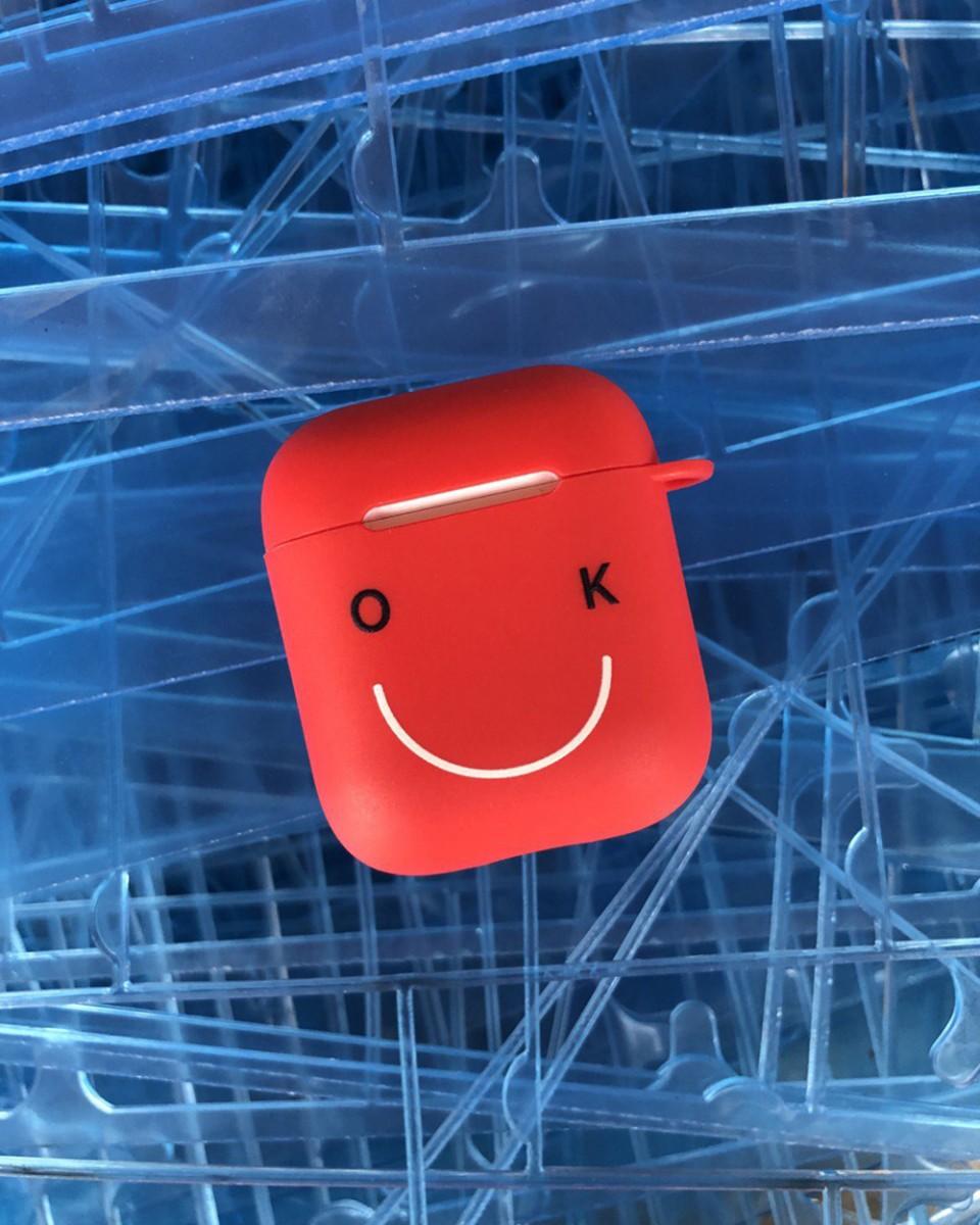 Wood'd AirPods Case OK Red Sottocosto
