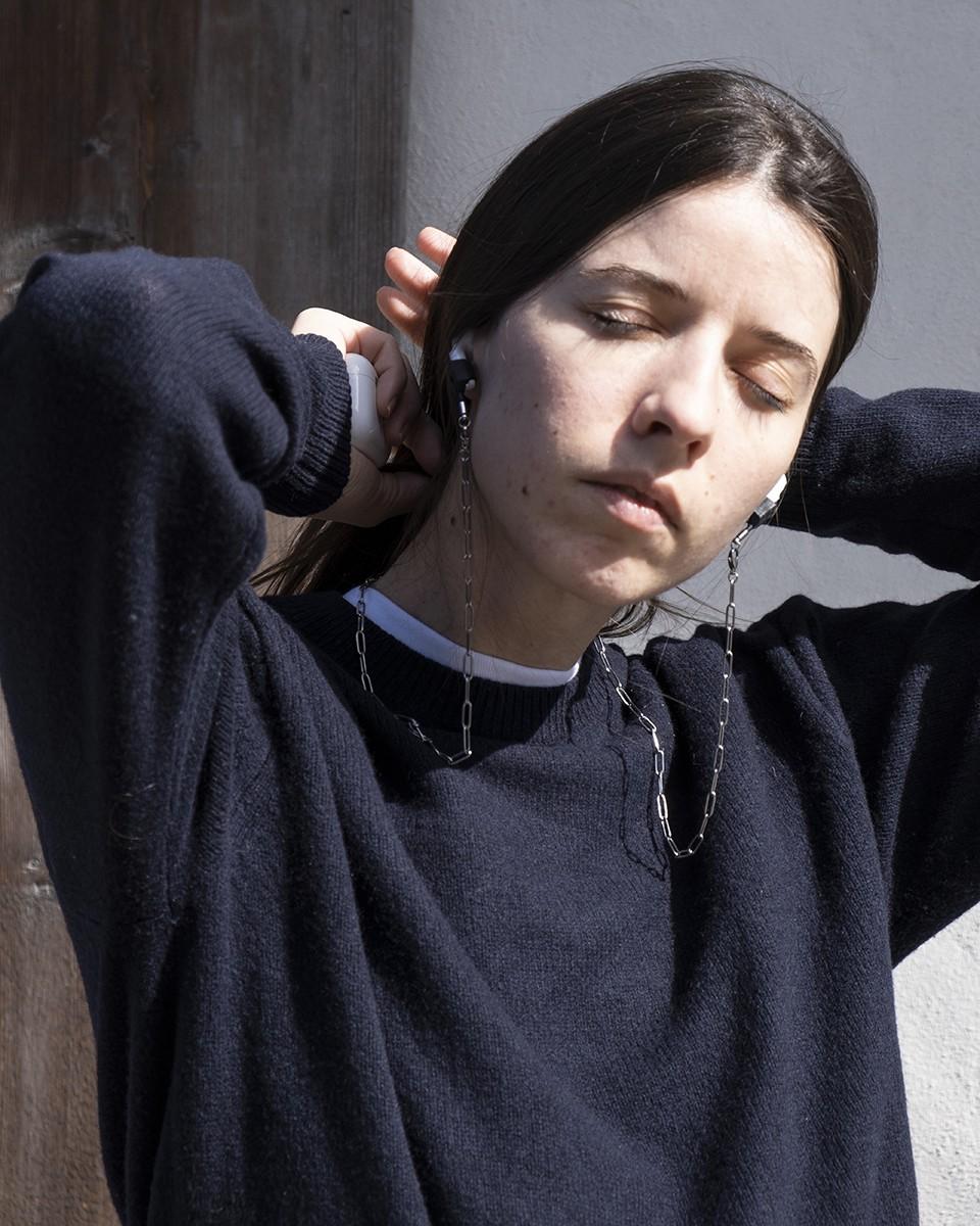 Wood'd Wide AirPods Lace Silvered Presa